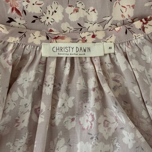 NWOT Christy Dawn The Ainsworth Maxi Long-Sleeve Dress in Violet Morning - Picture 7 of 8